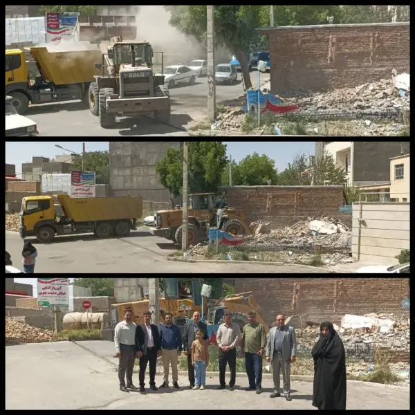 آزادسازی خیابان حشمت جنوبی  