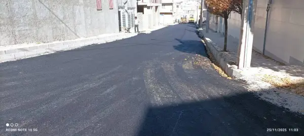 پایان عملیات قیر پاشی و 