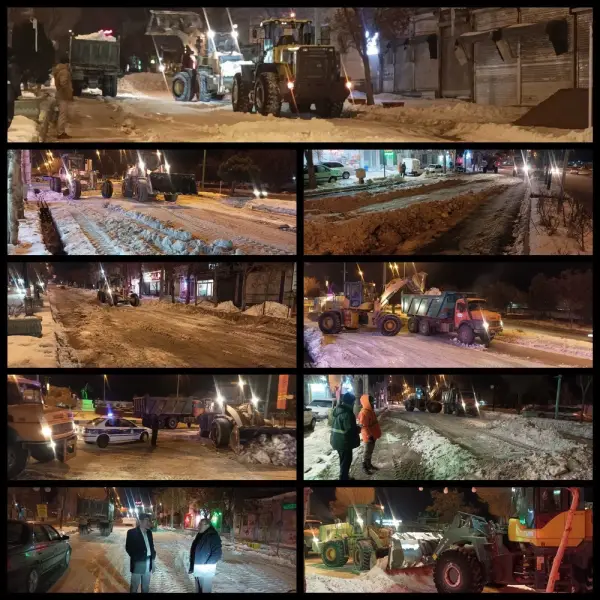 تداوم عملیات بررفروبی نمک پاشی