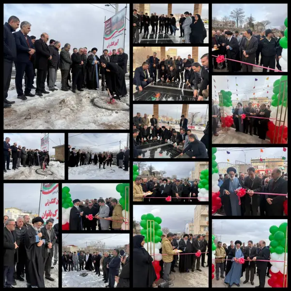 آیین افتتاح پنج پروژه شاخص